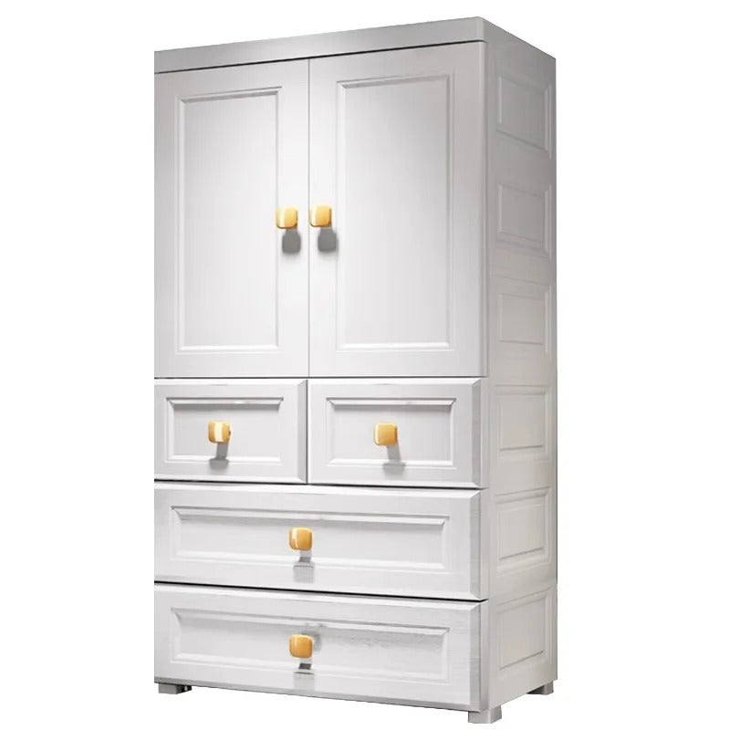 Simple Wardrobe Cabinets Home Bedroom Clothes Storage Cabinet Children's Locker Rental House Home