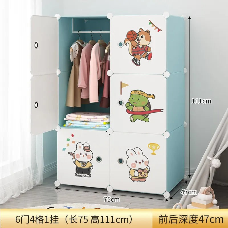 Cabinet Storage Wardrobe Modern Display Open Plastic Living Room Storage Wardrobe Organizer Guarda Roupa Lounge